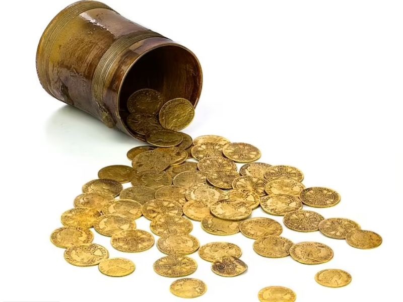 They’ve Struck Gold! Fortunate Couple Unearth 264 Gold Coins Dating Back to the Reign of King James I Hidden Beneath Their Kitchen Floor, Raking in £754,000 at Auction