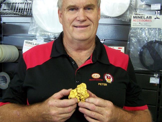 The prospector found a 1.2-kilogram gold nugget valued at $63,000 hidden just beneath the ground – and he says there’s more nearby.